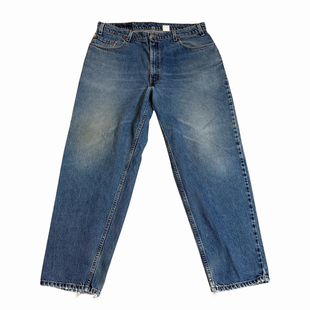 VTG‎ Levis 560 Jeans Mens 38x30 Blue Loose Fit Tapered Leg Distressed (36x30)